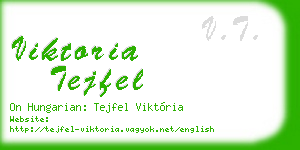 viktoria tejfel business card